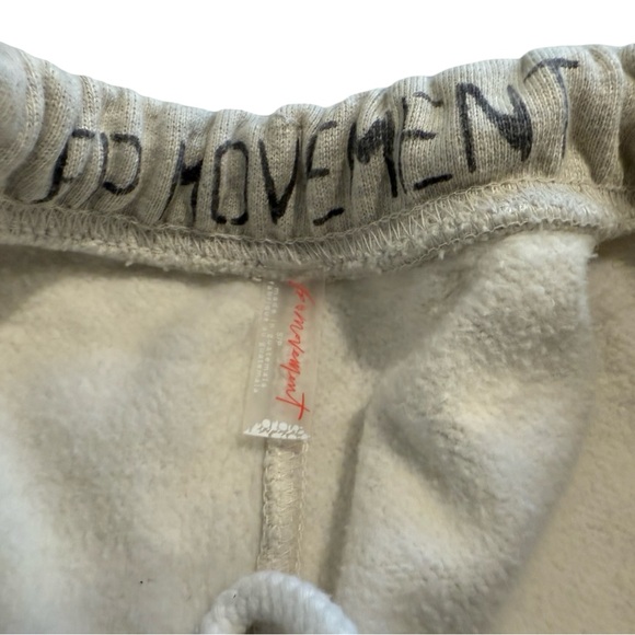 Free People x FP Movement For The Win Wide Leg Sweatpants size Small gray - Picture 5 of 10